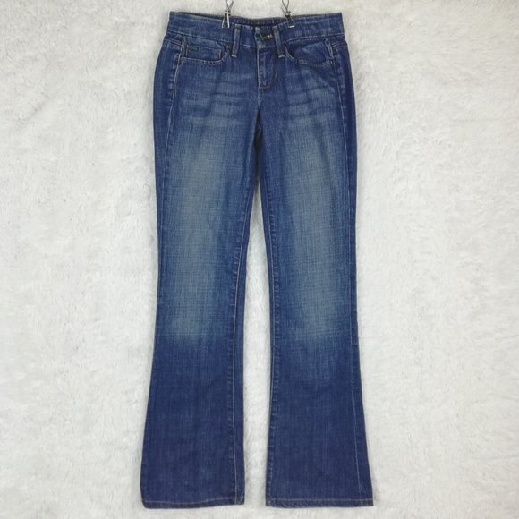 Joe's Womens Jeans Rocker‎ Boot Cut Denim Blue Medium Wash Sienna Low Rise 25 - Picture 1 of 14